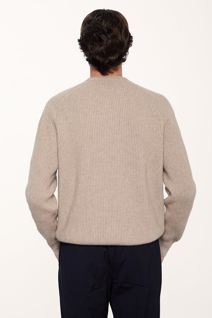 Girocollo maglia inglese in puro cashmere