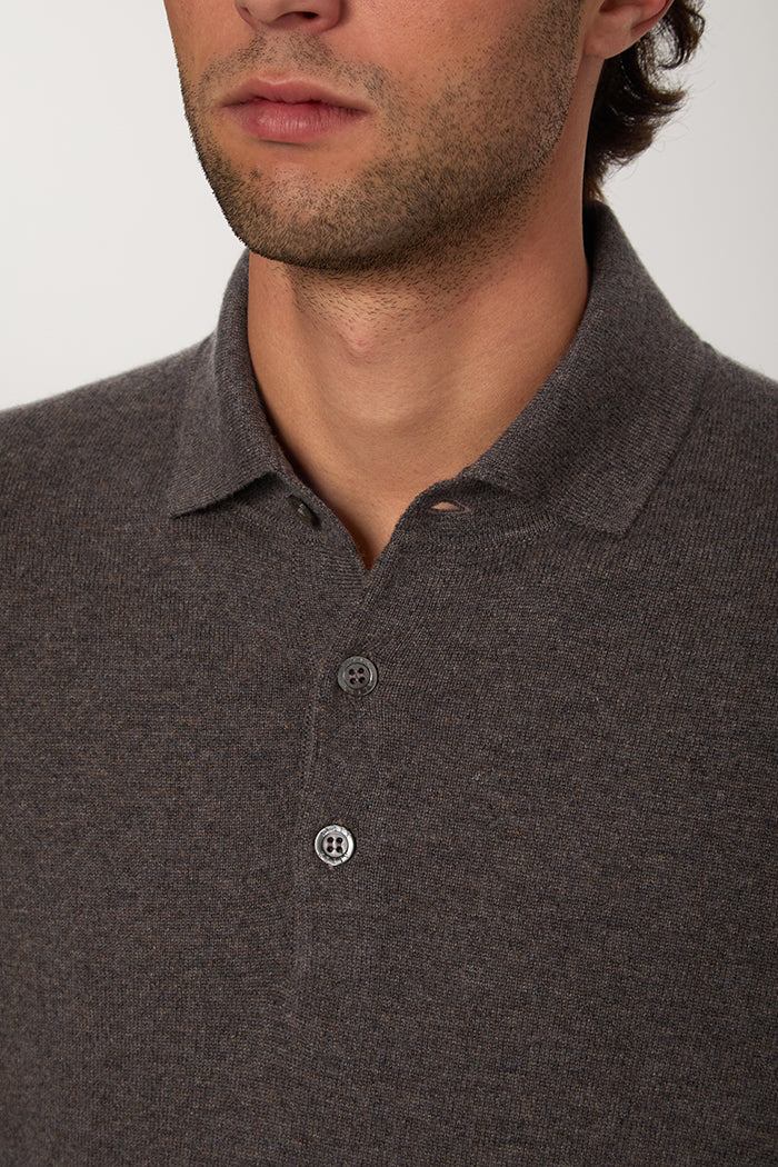 Polo in puro cashmere