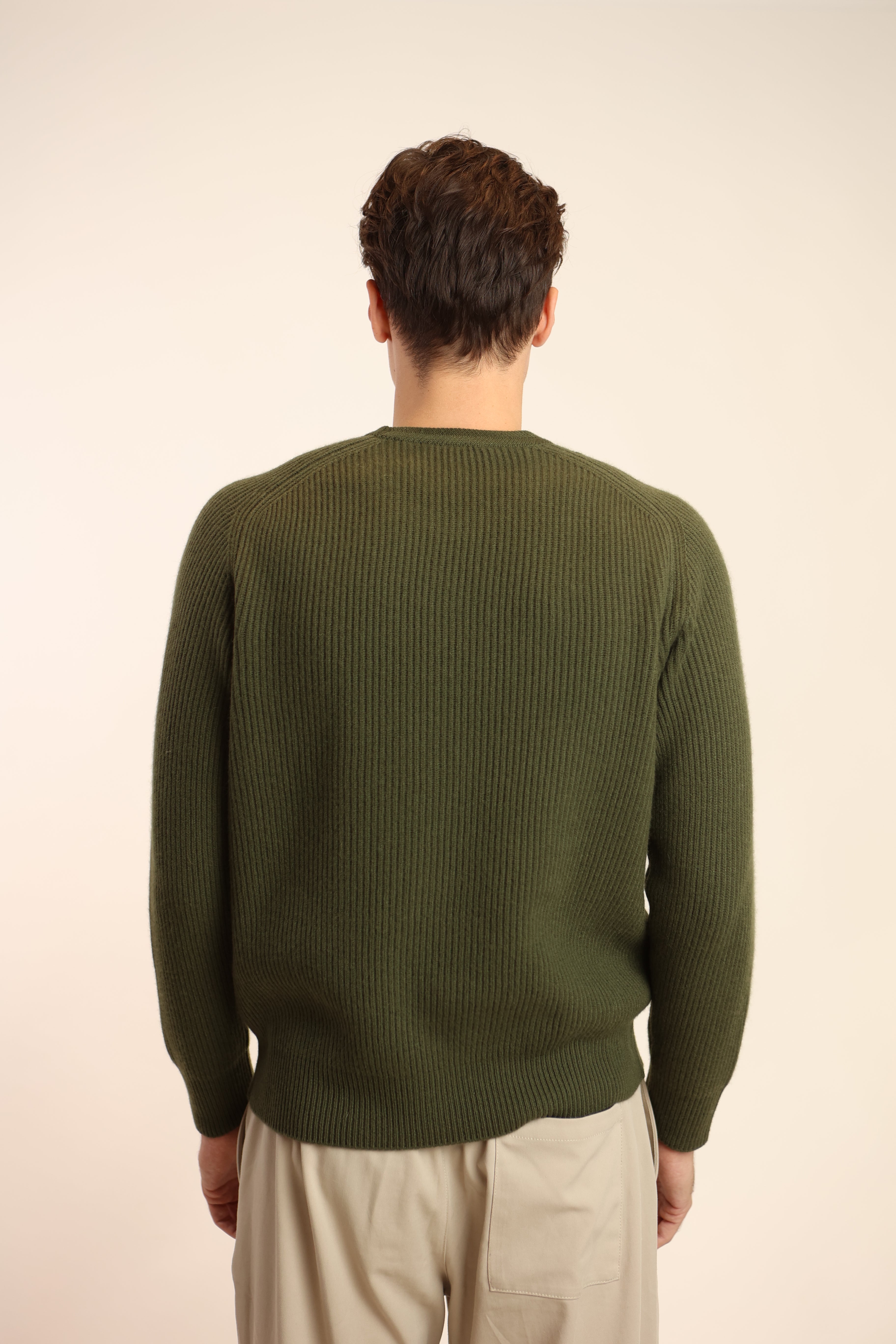 Girocollo maglia inglese in puro cashmere - Altex Cashmere
