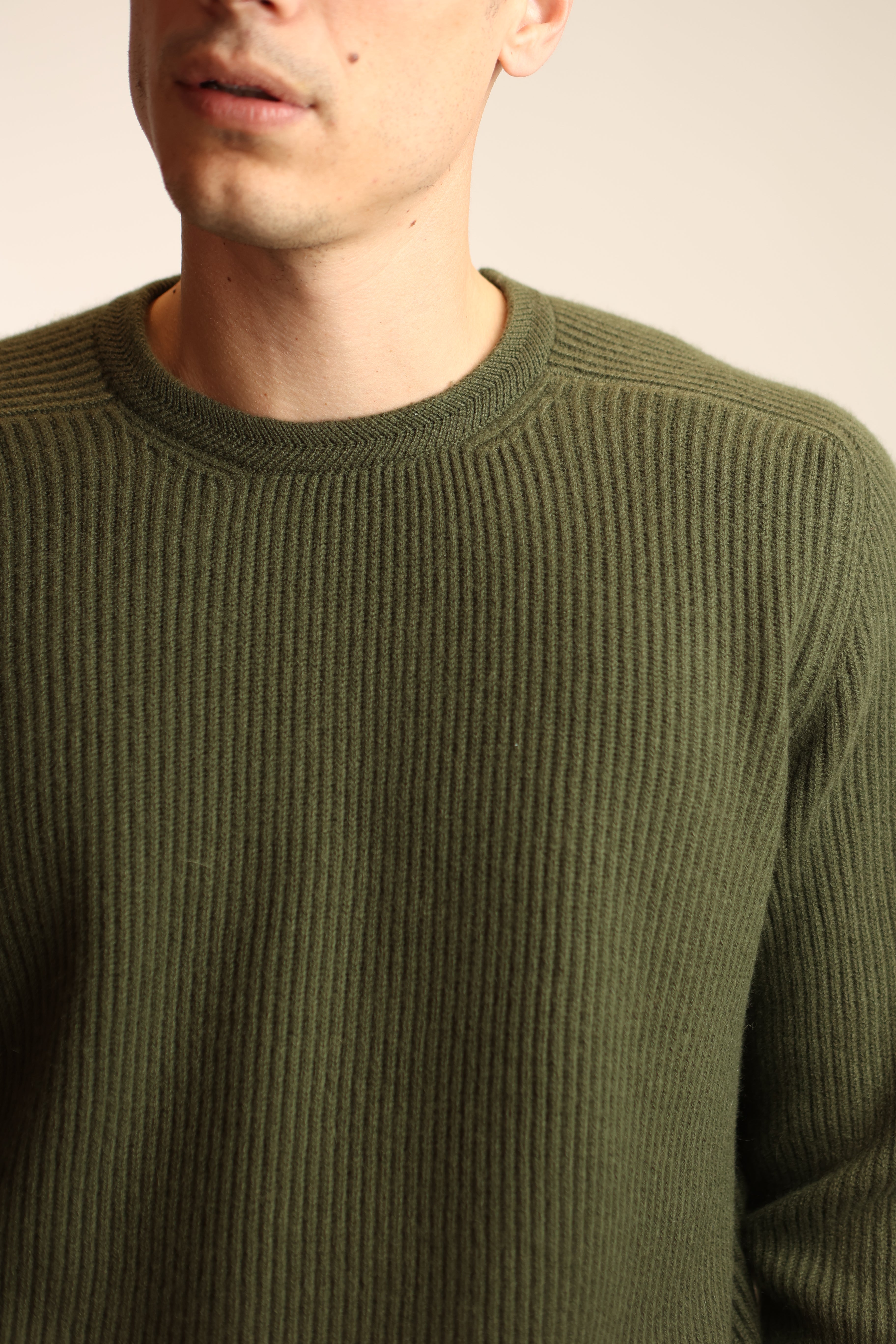 Girocollo maglia inglese in puro cashmere - Altex Cashmere