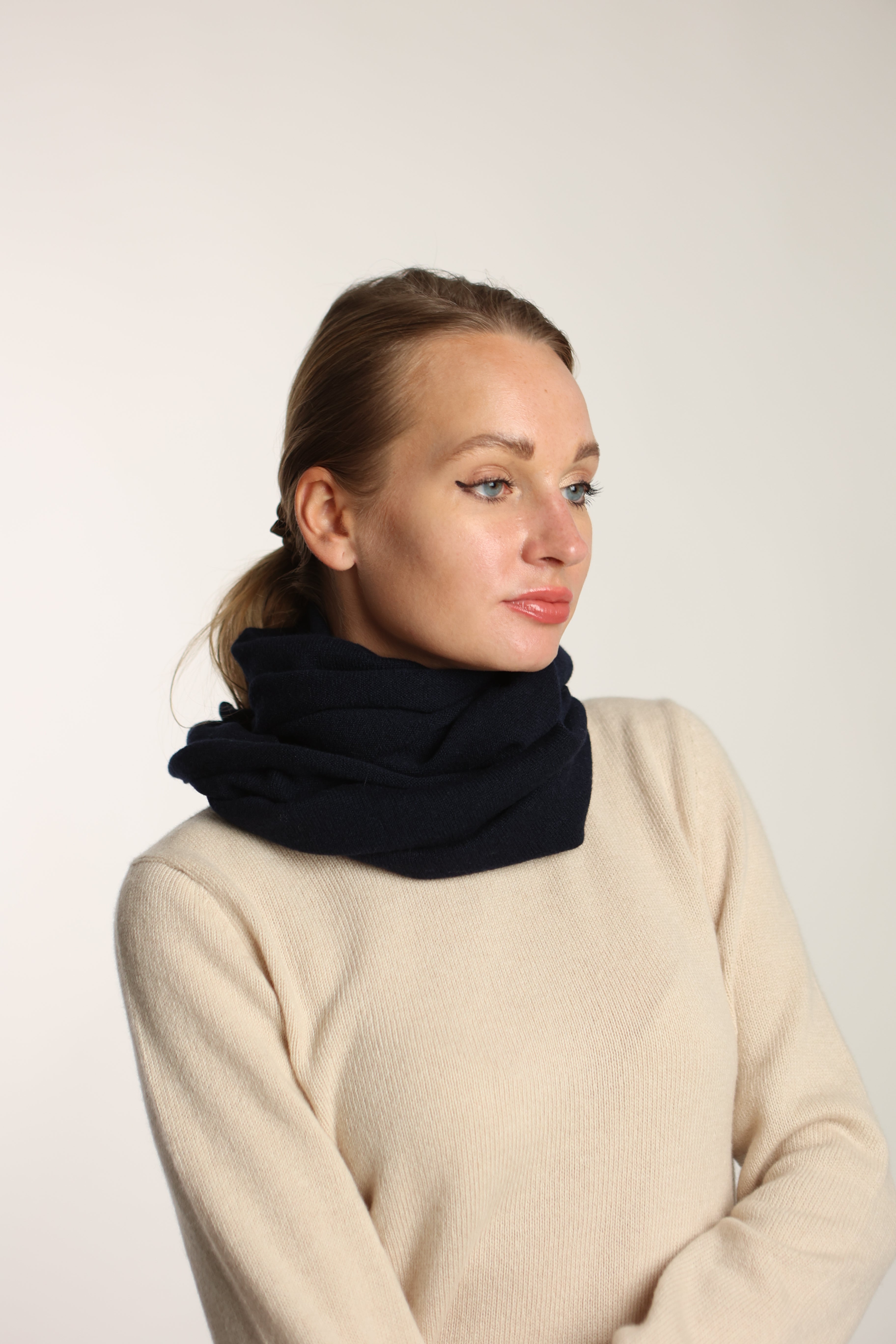 Sciarpa anello in puro cashmere - Altex Cashmere