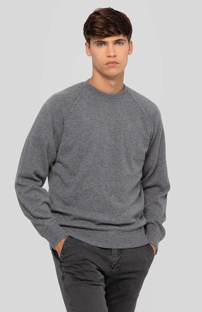 Felpa girocollo in puro cashmere - Altex Cashmere