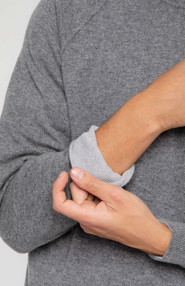 Felpa girocollo in puro cashmere - Altex Cashmere