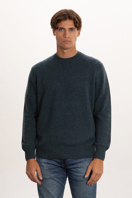 Maglione girocollo taglio shetland 100% cashmere - Altex Cashmere