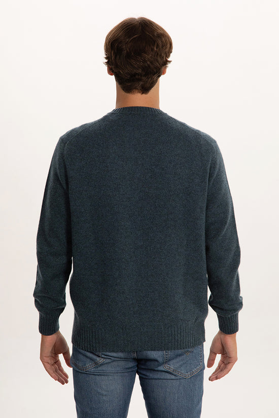 Maglione girocollo taglio shetland 100% cashmere - Altex Cashmere