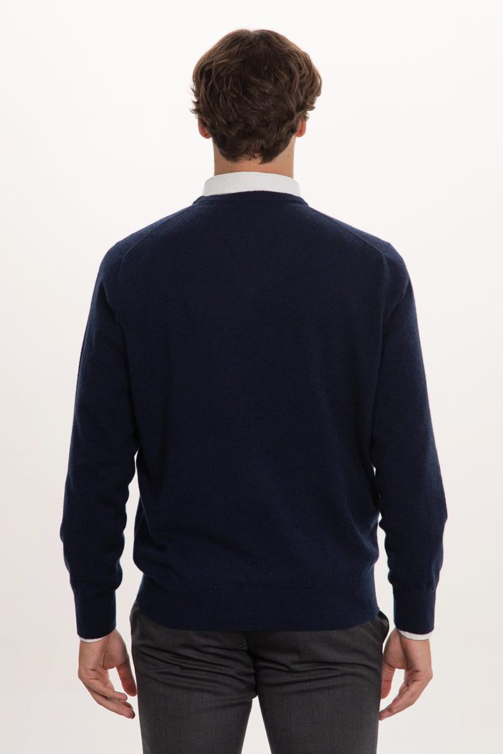 Maglia scollo v in puro cashmere - Altex Cashmere