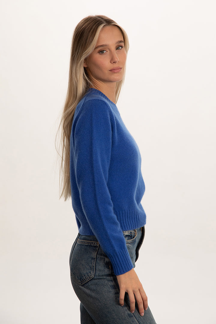 Girocollo corto 100% cashmere - Altex Cashmere