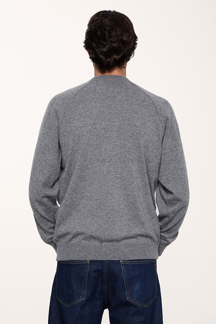 Raglan Crewneck in pure cashmere