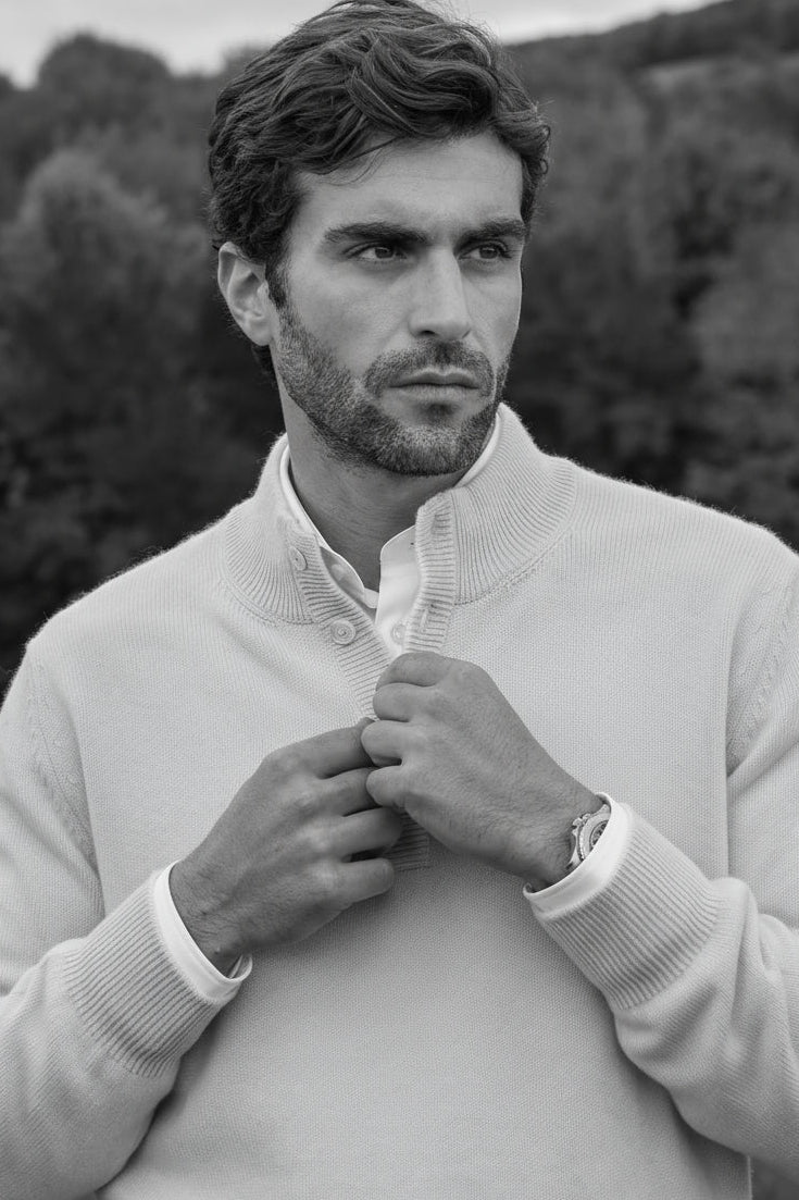 Collezione maglieria uomo in cashmere made in italy.