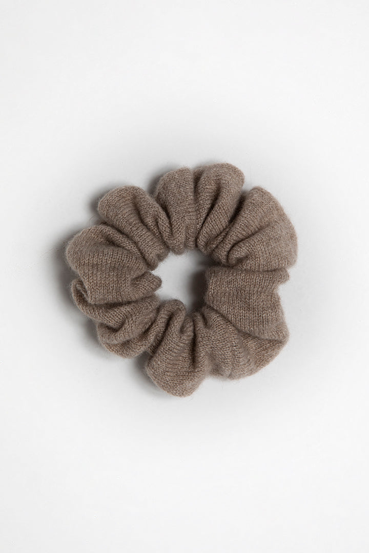 Elastico per capelli 100% cashmere colore beige, Altex Cashmere