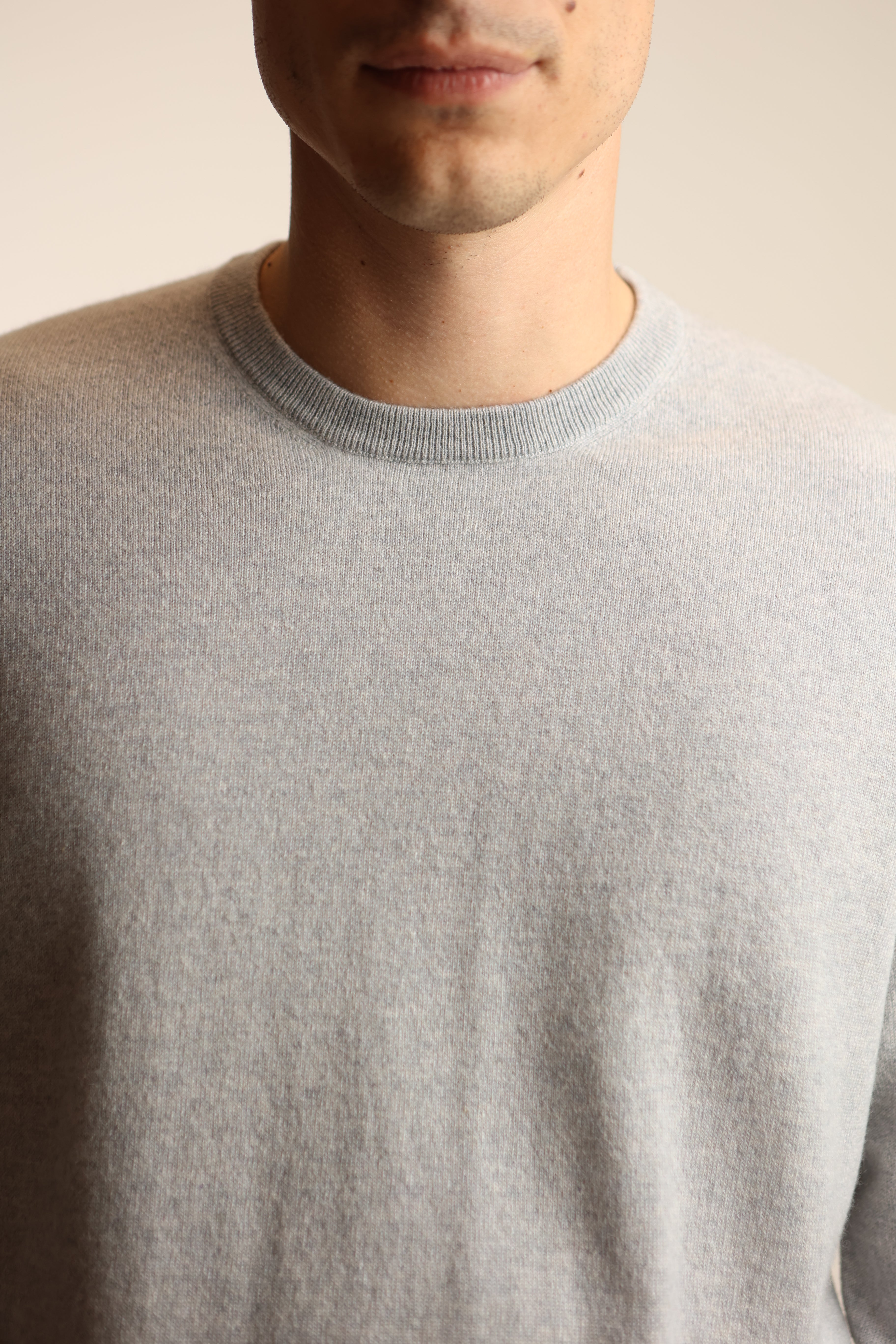 Maglia girocollo 1 filo in puro cashmere - Altex Cashmere
