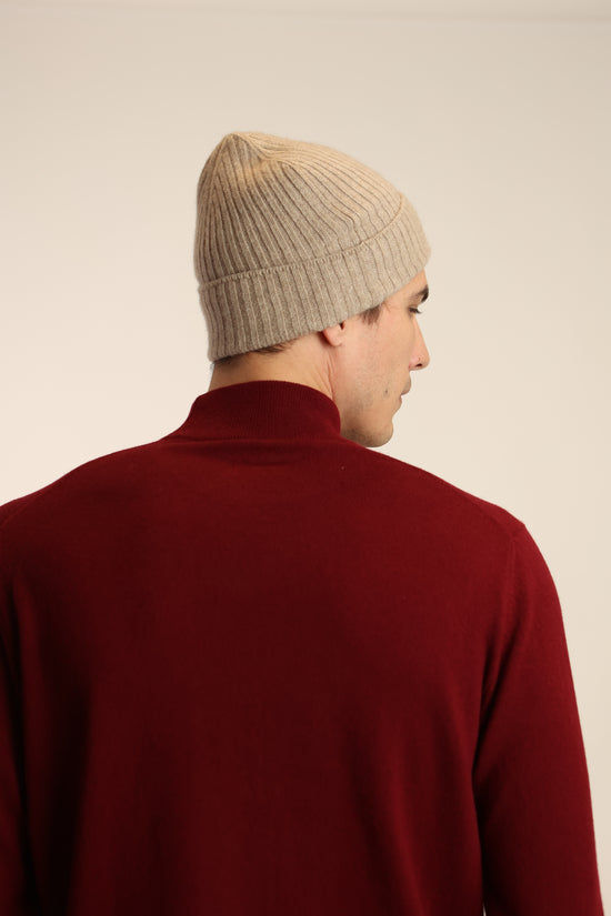 Cappello a coste in puro cashmere - Altex Cashmere