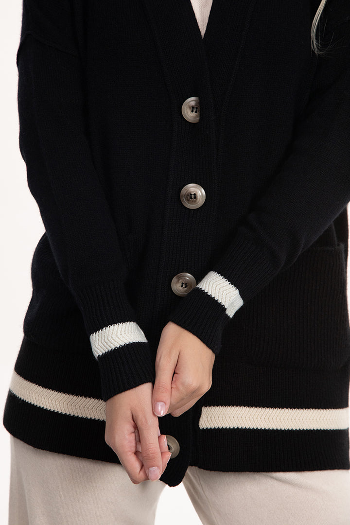 Cardigan lungo misto cashmere - Altex Cashmere