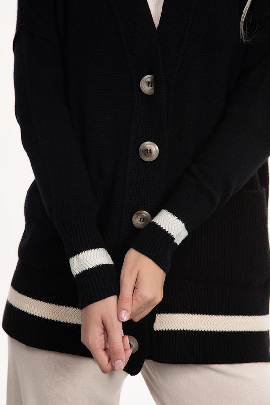 Cardigan lungo misto cashmere - Altex Cashmere