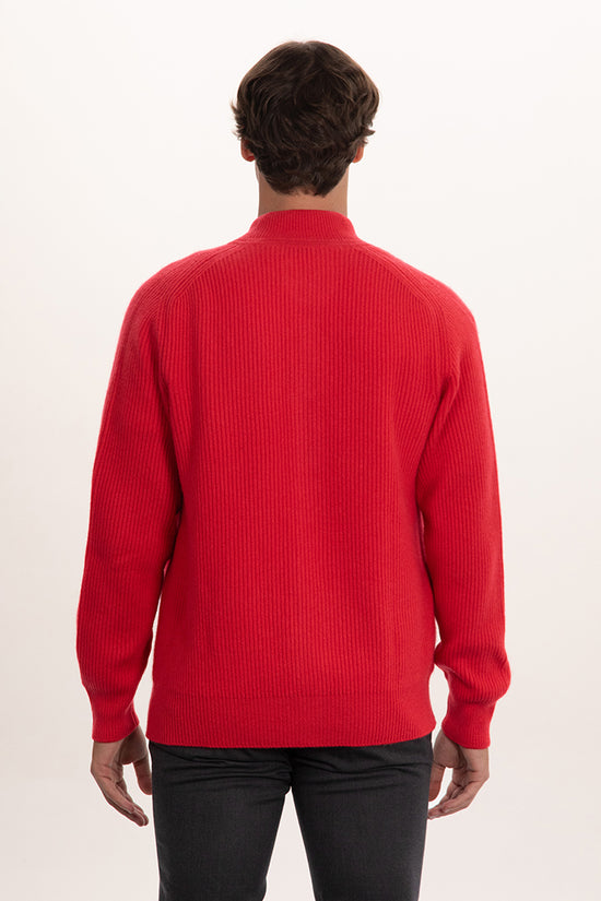 Cardigan maglia inglese 100% cashmere con bottoni - Altex Cashmere