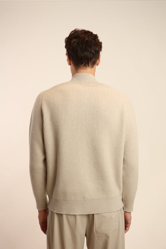 Cardigan maglia inglese 100% cashmere con bottoni - Altex Cashmere